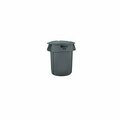 Rubbermaid Commercial Lid Containr Vntd Gry 44G/167L FG264560GRAY